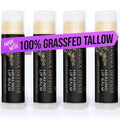 BALM OF GILEAD Manuka Defense Healing Lip Balm - Intensive Moisture Therapy in Tube w/Manuka, Tea Tree & Cooling Peppermint - Ideal for Chapped & Cracked Lips - Beauty Pack Of 4-0.15 oz