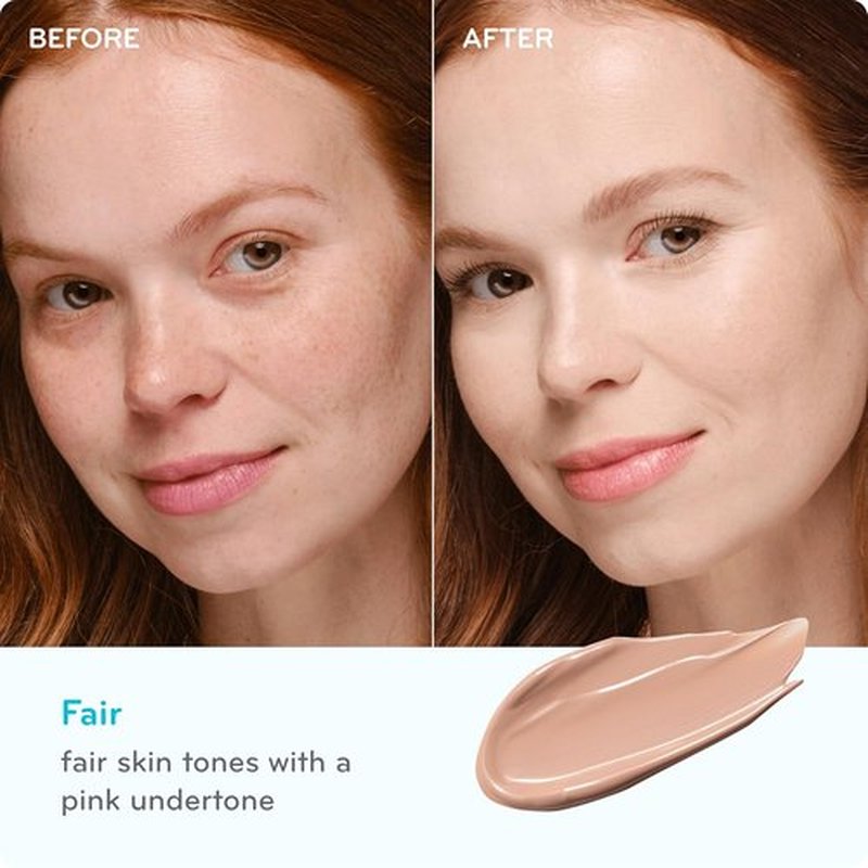 Pūrlisse Perfect Glow BB Cream with SPF 30 - Matte & Dewy Finish - Enriched with Goji & Hawthorn Berry - Fair (1.4 oz)