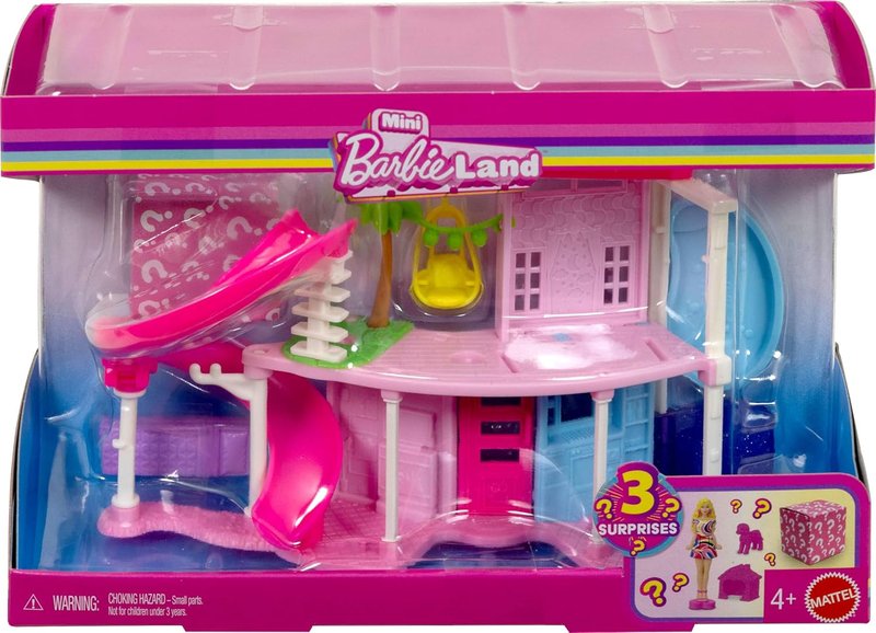 Barbie Mini Dream House Dollhouse - Perfect Playset for Girls Ages 4+ | Colorful & Fun