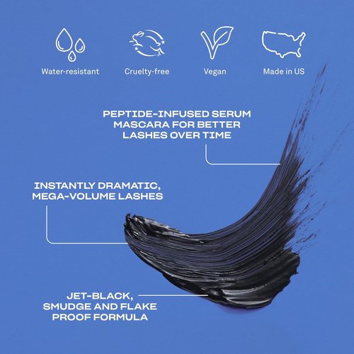 Babe Original Babe Lash Mascara - Smudge-Proof, Long-Lasting Formula for Buildable Volume | Dramatic Black