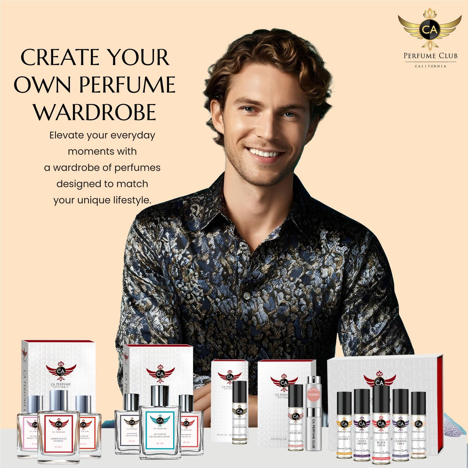 CA Perfume Impression of Tobacco Vanille for Men Amber Spicy Fragrance Long Lasting Mens Cologne Eau De Parfum 1.7 Fl Oz 50ml