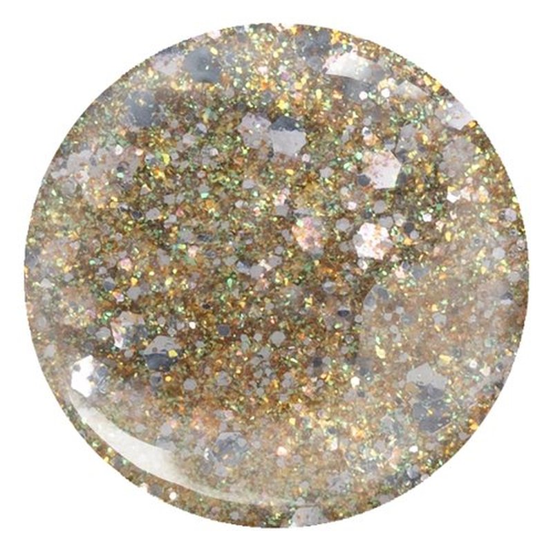 Pacifica Natural Nail Polish Top Coat – Bio Glittering Gold Translucent Topper Polish for Nails, Long-Lasting Nail Polish Top Coat for Glossy, Chip-Resistant Nails, Vegan & Cruelty-Free, Gold Dust