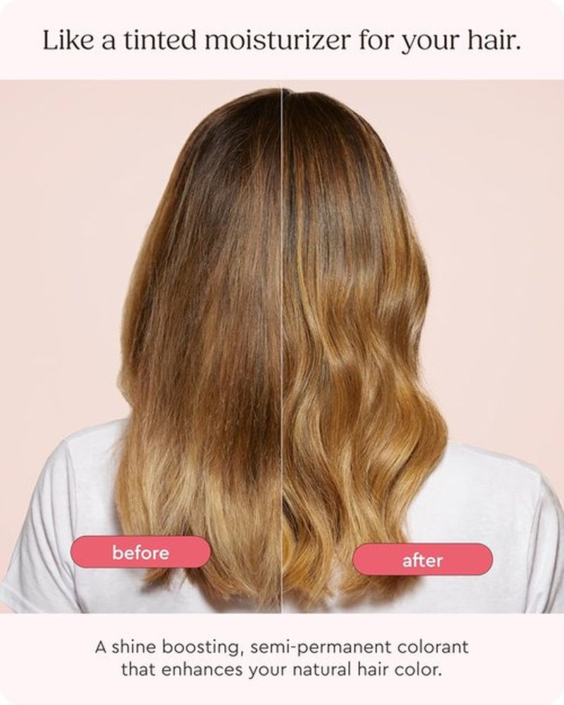 Glaze Super Gloss Color Conditioning Gloss - Caramel Lights for Medium to Dark Brown Hair | Enhances Color & Boosts Shine