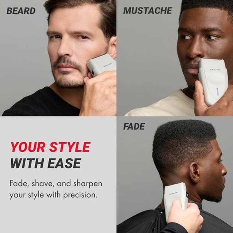 BaBylissPRO LithiumFX+ Limited Edition Cord/Cordless Ergonomic Double Foil Shaver - Mist Collection