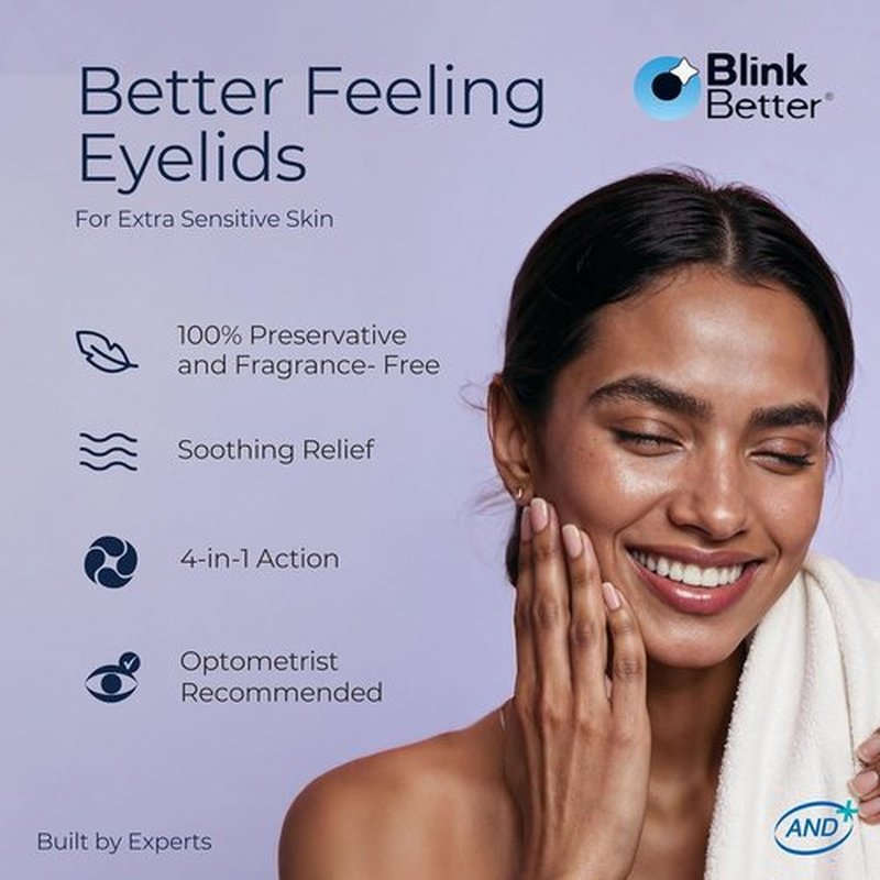 BlinkBetter BetterLids Eyelid Ointment - Deep Moisturizing Formula with Oat Complex & Shea Butter - 0.34 oz