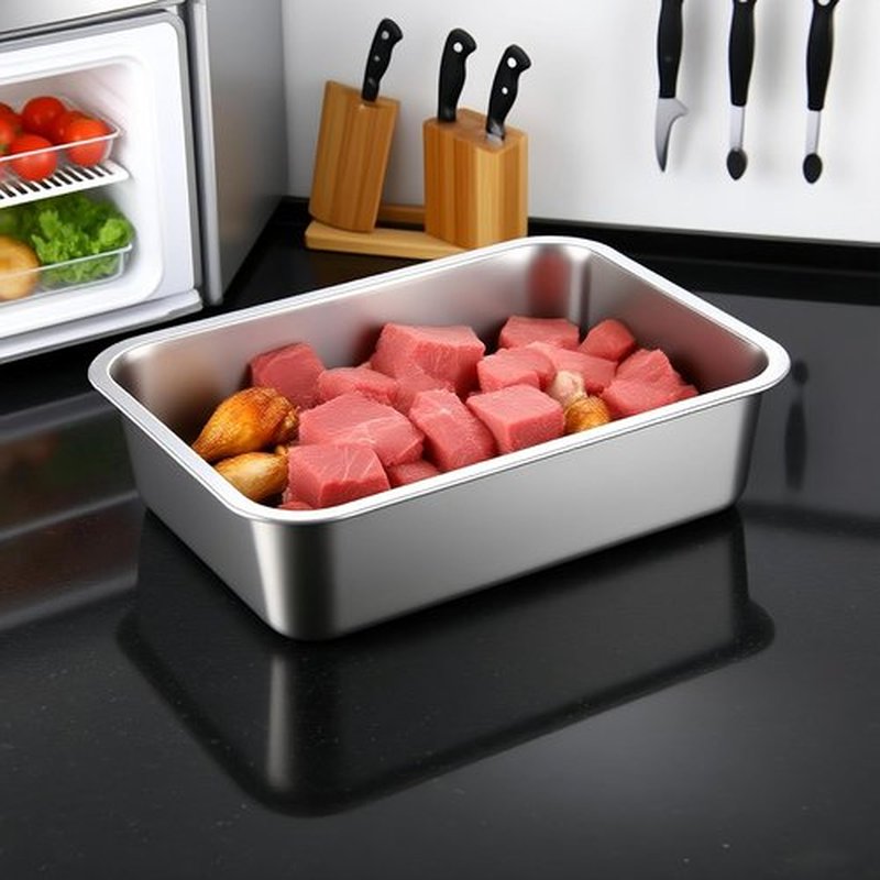 Lasagna Pan Set by [Brand Name] - Deep Stainless Steel Baking Pans, 12.6 Inches, Oven-Safe & Dishwasher Safe