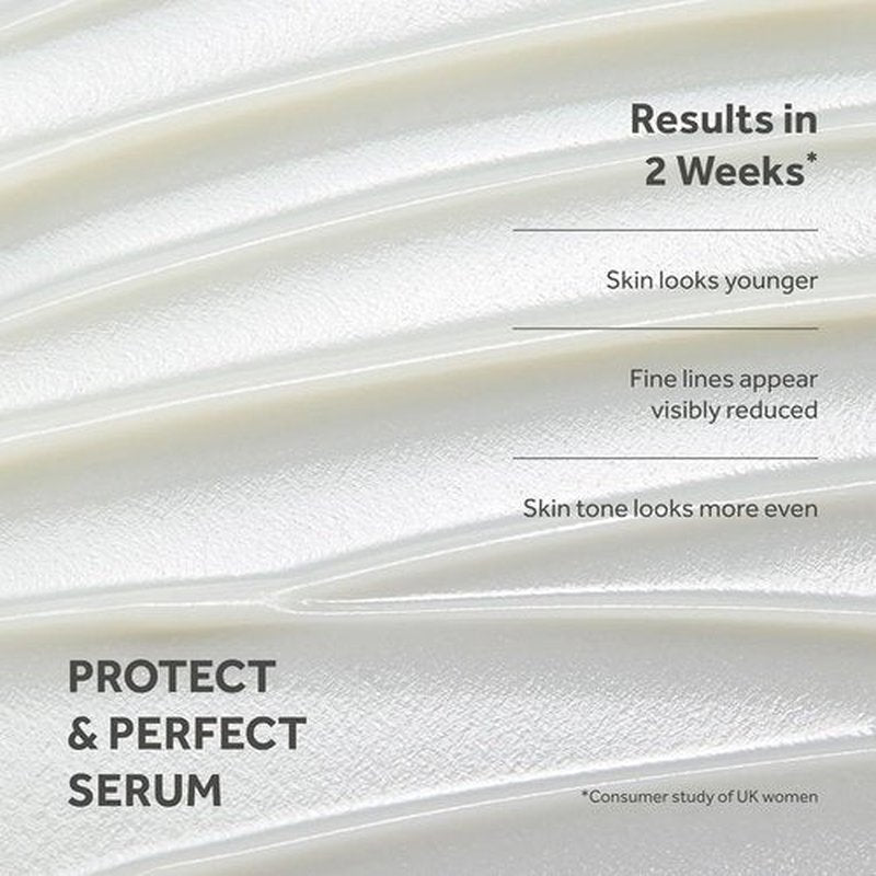 No7 Protect & Perfect Intense Advanced Serum - Anti-Aging Face Serum with Hyaluronic Acid - 1 fl oz