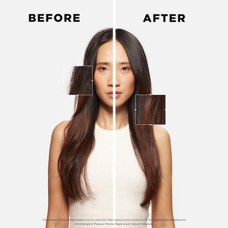 Kerastase Chronologiste Hair Mask - Deep Conditioning & Moisturizing | Anti-Frizz Formula with Hyaluronic Acid | 6.8 Fl Oz