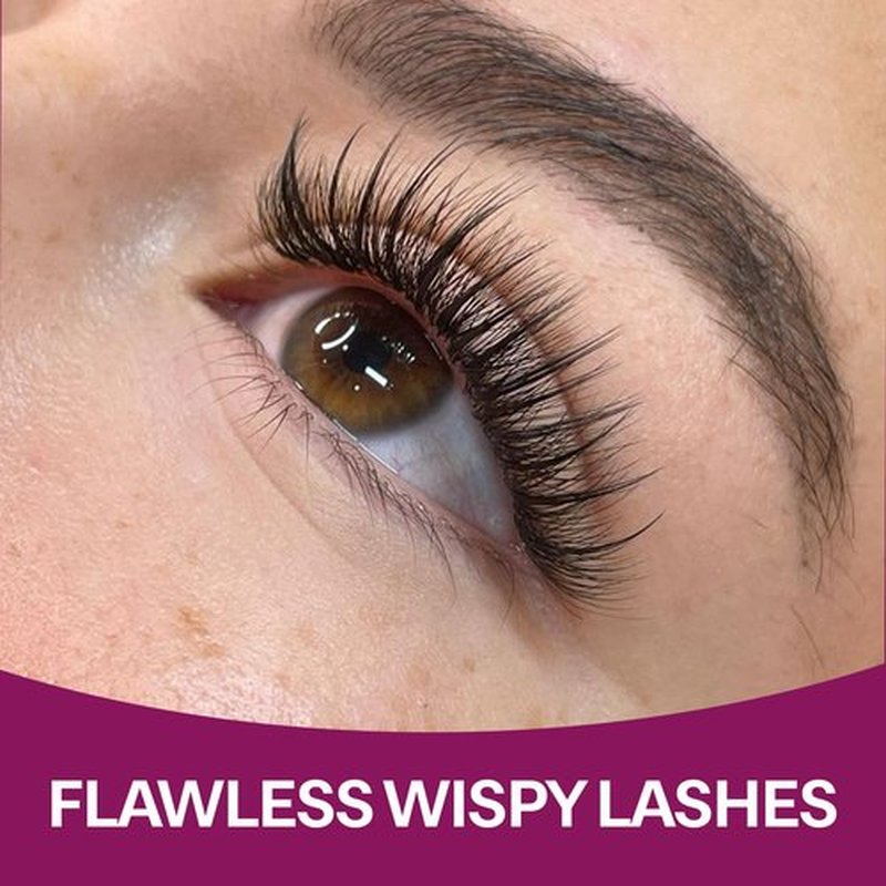 GLAMGAZE 500 Wispy Promade Fans - 5D 7D 9D, C CC D Curl, 0.05-0.07mm Thickness, 9-16mm Length - Wispy Lashes Handmade Premade Lash Fans Loose Spike Premade Fans Eyelash Extensions (5D-0.07-D 12mm)