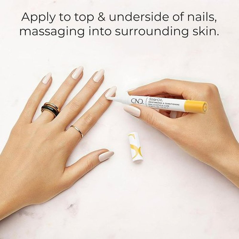 CND SolarOil Cuticle Oil Pen - Keratin Nail Treatment for Healthy Nails | Travel-Sized Convenience