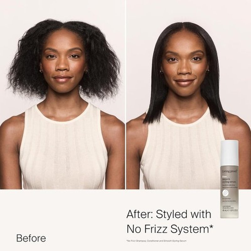 Living Proof No Frizz Smooth Styling Serum - Eliminate Frizz & Enhance Shine | 4 oz