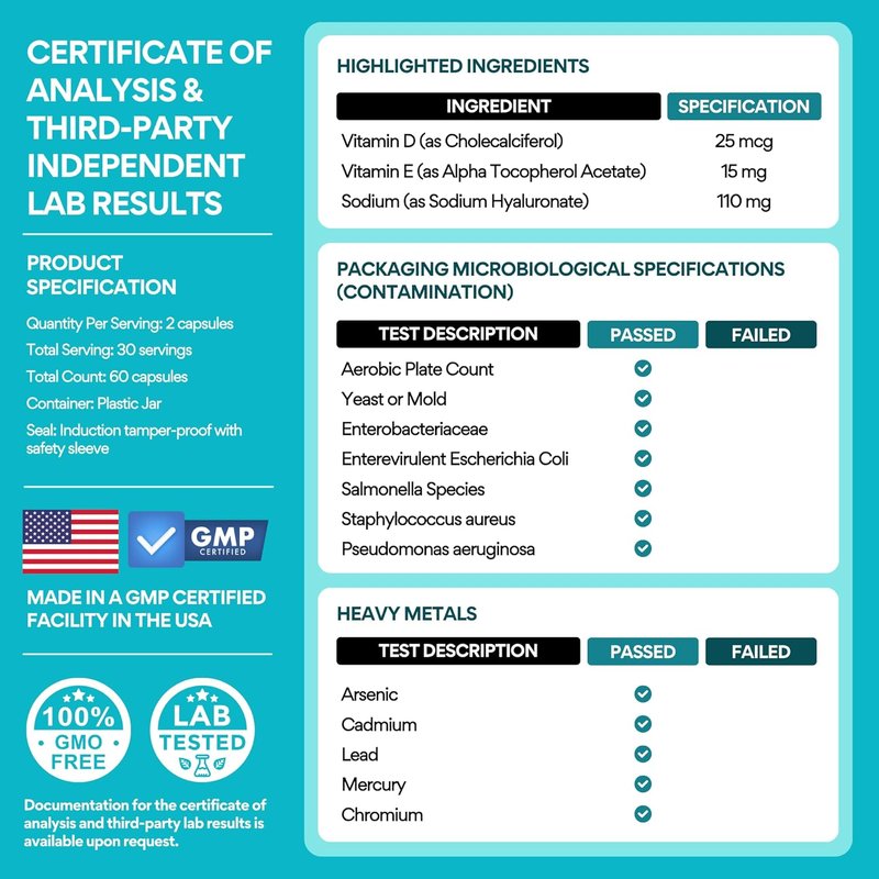 VoomVaya Vaginal Moisturizer - Relief for Dryness in Women Over 40 | 60 Capsules with Slippery Elm