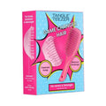 Tangle Teezer Limited Edition Gift Set - Mini Hair Brush & Scalp Massager for All Hair Types | Pink