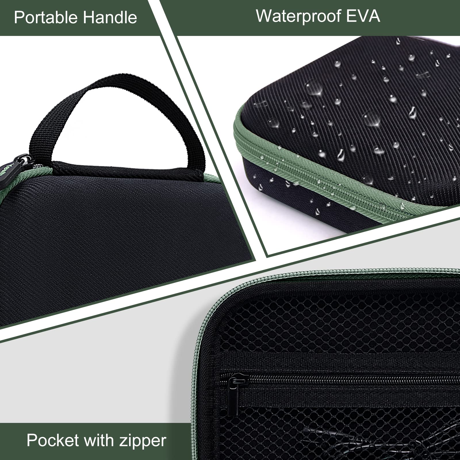 Case for Meridian Shaver, Yewltvep Hard Bags Compatible with Meridian Trimmer, Storage Case for Meridian Grooming Shaver Trimmer with Shockproof Detachable Insert Foam and Enough Space for Accessories