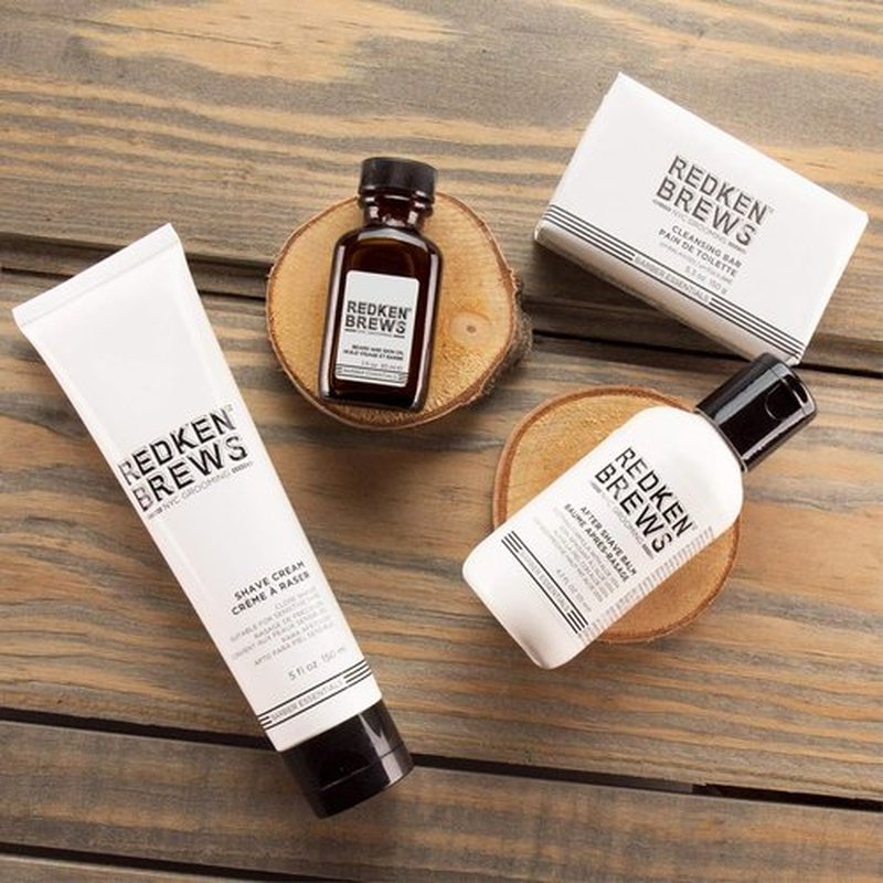 Redken Brews Cleanse Bar & After Shave Balm Bundle - Perfect Grooming Essentials for Men