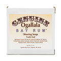 Ogallala Bay Rum | Men's Luxury Shaving Soap | 4.5 oz Bar | Old Fashioned Bay Rum Inspired | Trails End Scent