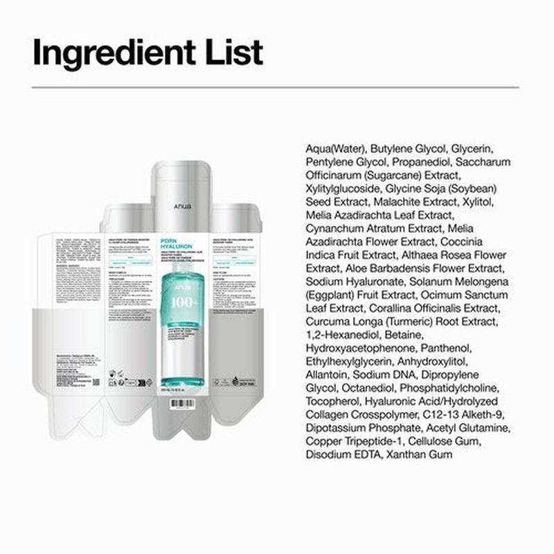 Anua PDRN 100 Hyaluronic Acid Booster Toner, Hydrating Face toner for Dry & Sensitive Skin, Salmon DNA with Moisture Plumping Effect, Glowy Non-Sticky Daily Toner, Korean Skincare (250ml / 8.45 fl oz)