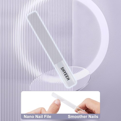 Manicure Set, 10 pcs High-Carbon Steel Nail Clippers Set, Portable Mini Manicure and Pedicure Kit, Travel Grooming Nail Kit with Leather Bag for Men and Women