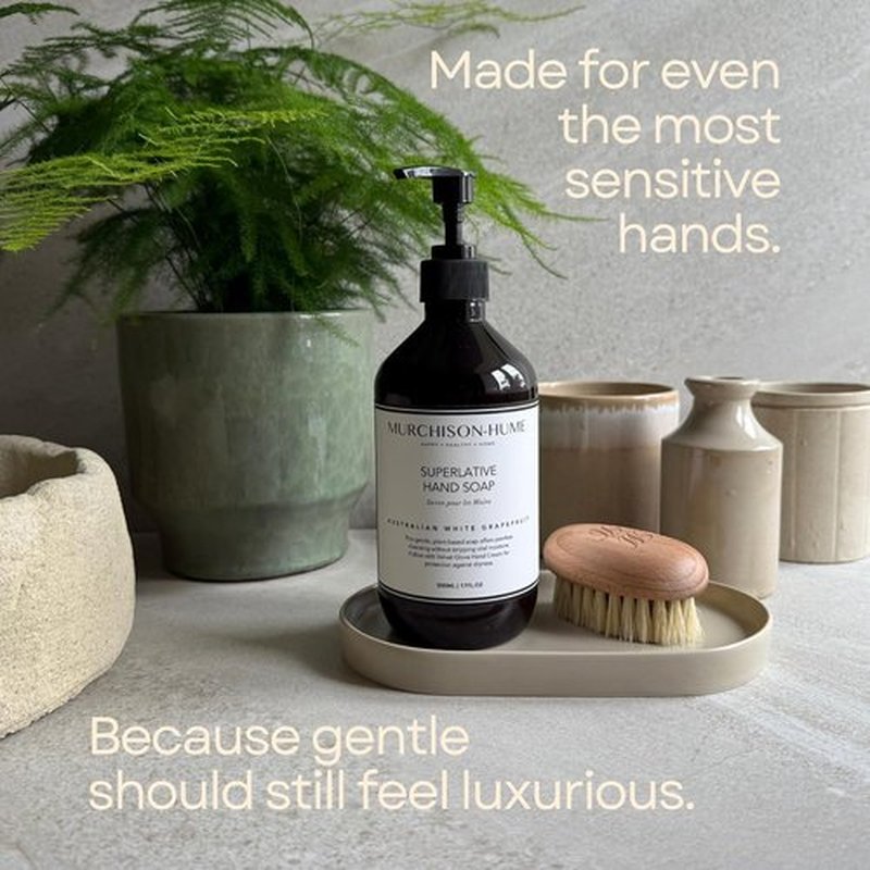 Murchison-Hume Original Fig Hand Soap - Plant-Based Formula with Refillable Pump | SLS-Free & Hydrating | 16 fl oz