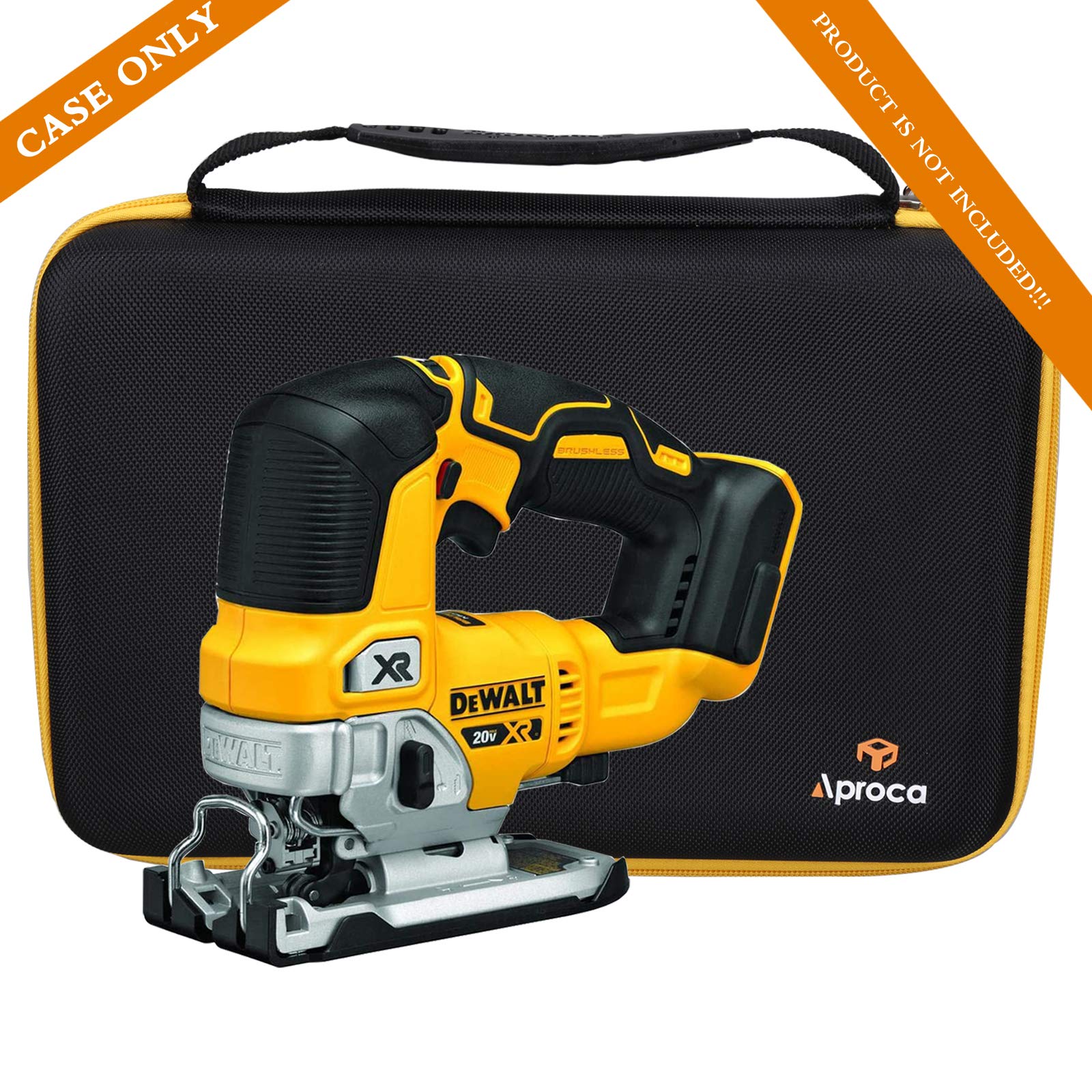 Aproca Case Compatible with DEWALT 20V MAX XR Jig Saw (DCS334B), Storage Portable Bag for Accessories (Case Only)