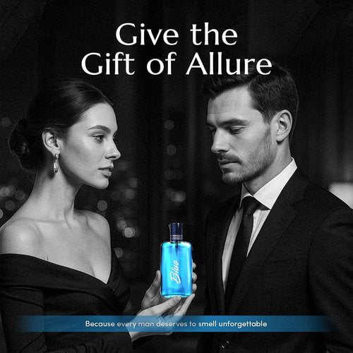 PB ParfumsBelcam Blue Depths Eau de Toilette Spray - 3.4 Fl Oz | Fresh Aquatic Cologne for Men with Citrus & Musk