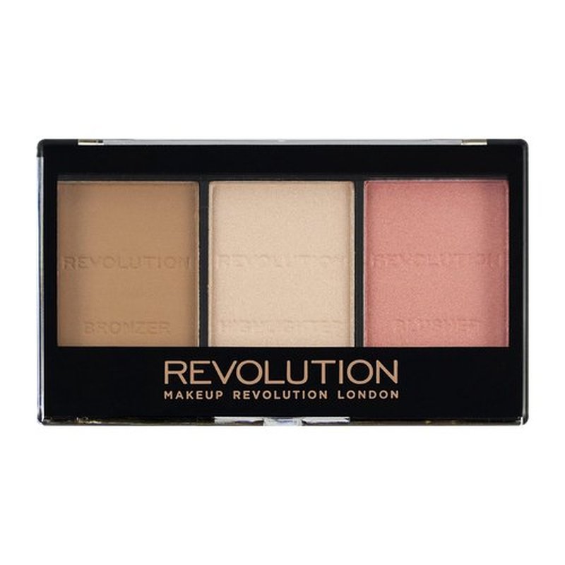 Makeup Revolution Ultra Sculpt & Contour Kit - Define Your Features, Vegan & Cruelty-Free, Ultra Fair C01, 3.6g