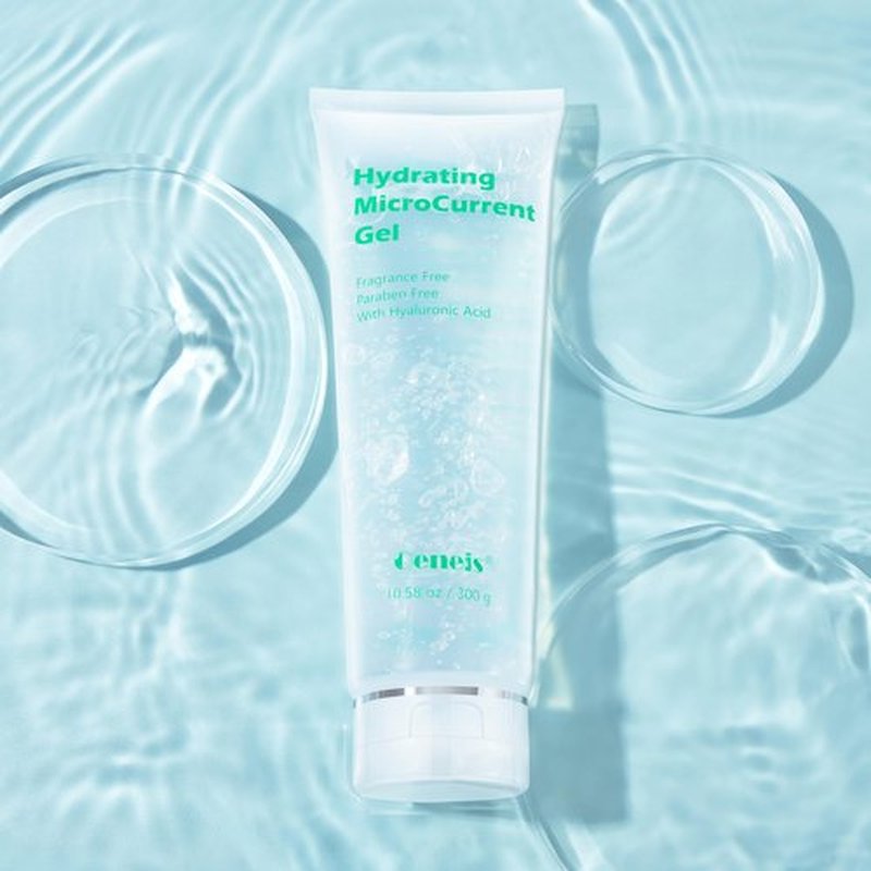 Oeneis Hydrating Microcurrent Conductive Gel, Fragrance-Free, Paraben-Free, Gel Primer with Hyaluronic Acid, Non-irritating, Moisturizing Gel for RF, 300g Tube, Clear