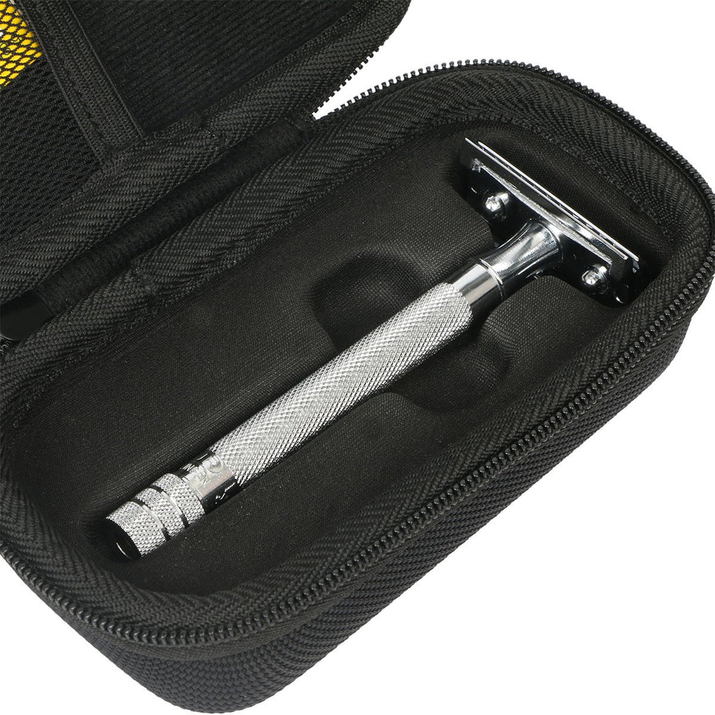Khanka Hard Travel Case replacement for WEISHI Double Edge Safety Razor/Merkur Long Handled Safety Razor