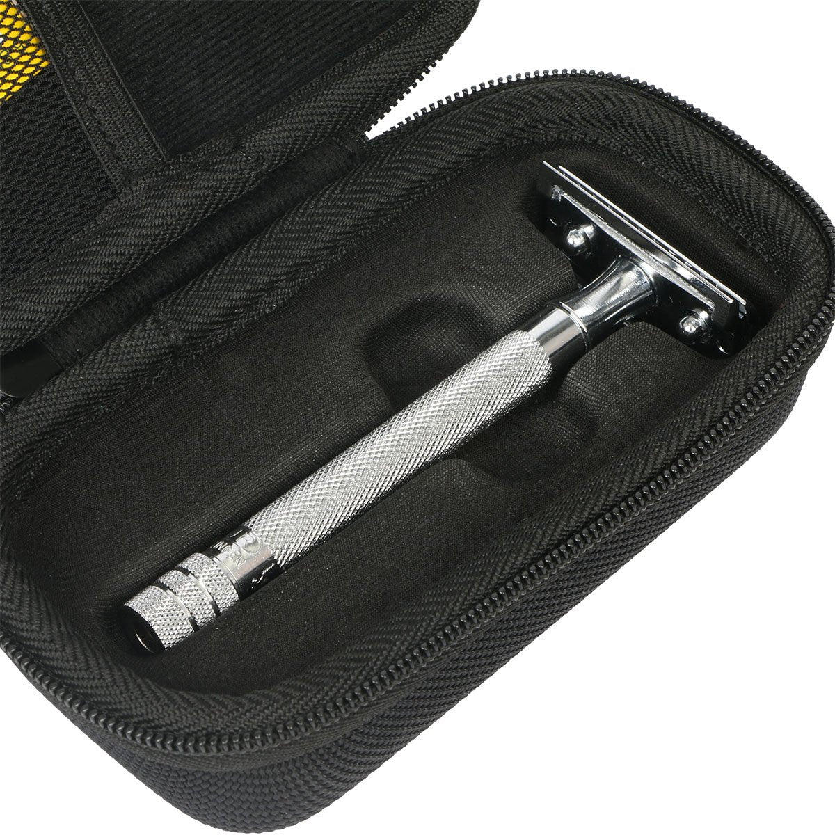 Khanka Hard Travel Case replacement for WEISHI Double Edge Safety Razor/Merkur Long Handled Safety Razor