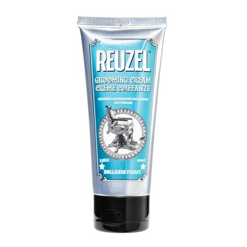Reuzel Grooming Cream - Pliable Natural Light Hold for Texture & Definition | Moisturizing, 3.38 oz