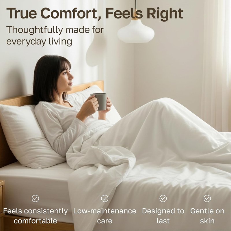 California Design Den King Sheet Set - 100% Soft Cotton, 400 Thread Count, Silky Smooth Sateen, Deep Pockets - Grey