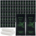 Moist Cotton Towel Bulk Moist Towelettes Individually Wrapped 8.7" x 8.7",White Towel Services,Refreshment Pre Moistened Towels for Travel Sport Party Spa Dentist (1 Count (Pack of 400), Mint)