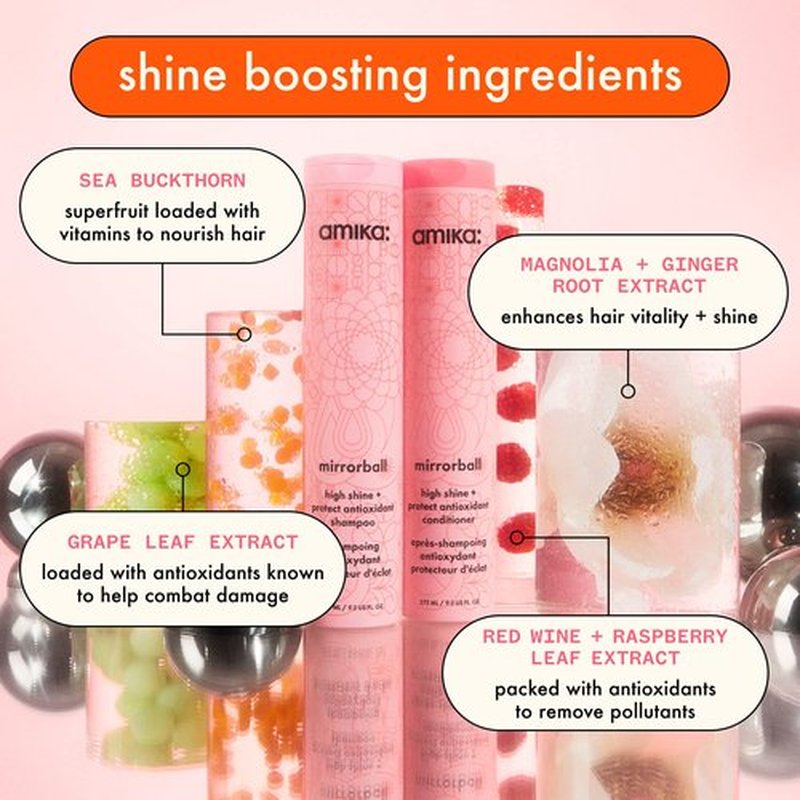 Mirrorball High Shine + Protect Antioxidant Conditioner, 275ml | amika