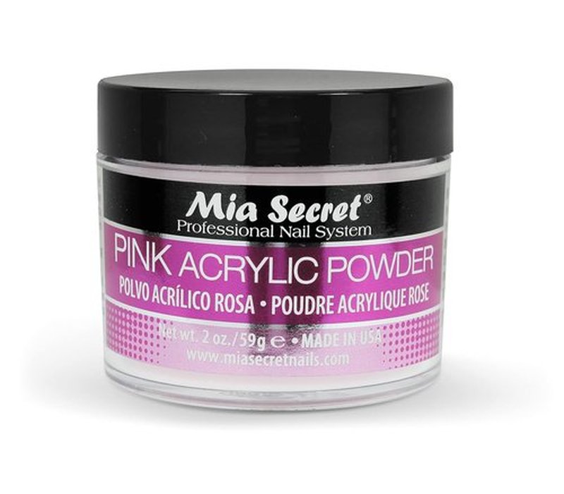 Mia Secret Pink Acrylic Powder - Professional Nail System | 2 OZ for Stunning Nails
