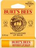 Burt's Bees Lip Balm, Lip Moisturizer With Responsibly Sourced Beeswax, with Vitamin E & Peppermint Oil, Natural Origin Moisturizing Care, 1 Tube, 0.15 oz.