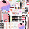 Acrylic Nail Kit Starter Set Acrylic Powder Nail Drill U V Light with Tools Decoration Everything for Beginners Home Salon Gift Set