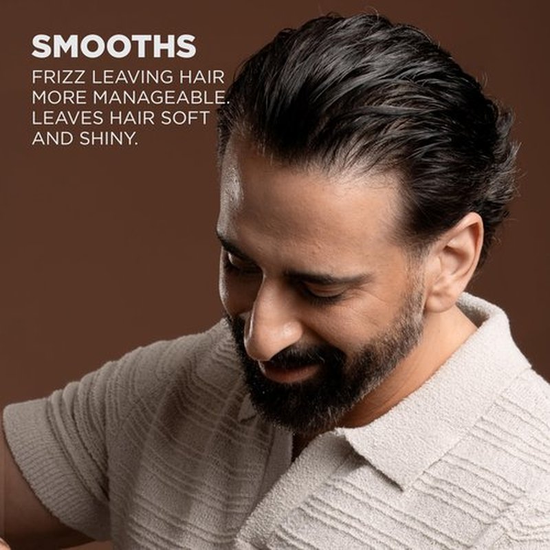 CHI Pour Homme Daily Moisturizing Conditioner for Men, Sulfate-Free Hair Detangler with Aloe Vera, Nettle & Redensyl for Hydrated, Fuller-Looking, Smooth & Manageable Hair, Fresh Woody Scent, 11.5 oz