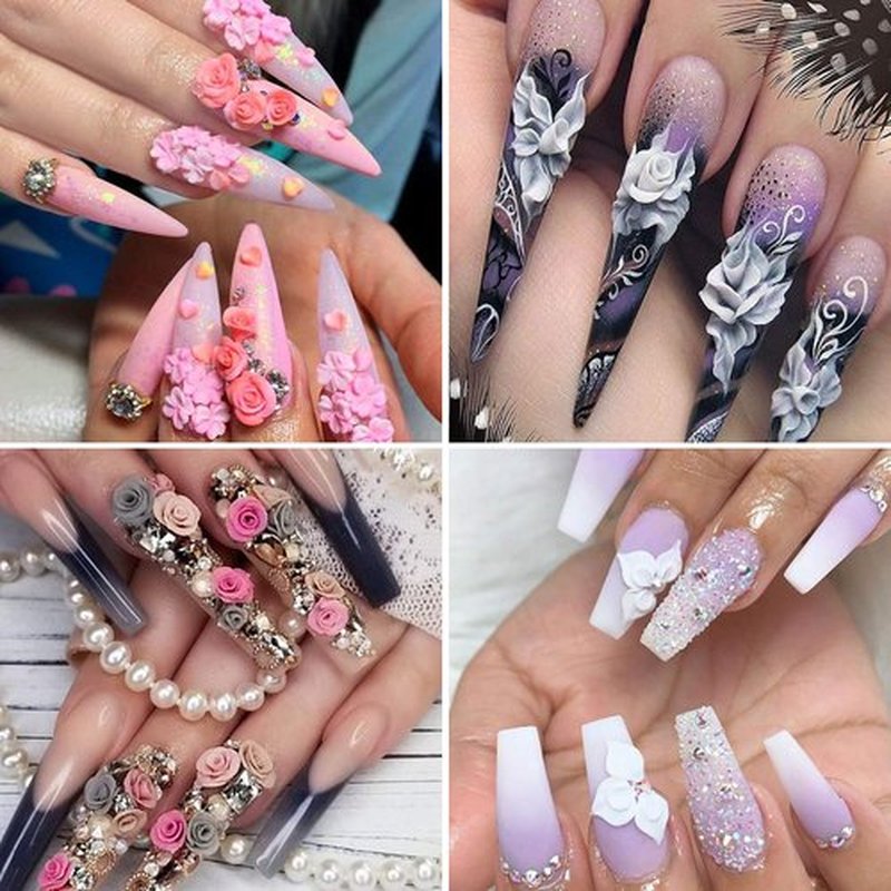 Kalolary Sculpture Carved Nail Gel Set, 12 Color Sculpture Carved Gel Nail Polish with 1pcs Nail Art Sculpture Pen, 1pcs Double-ended Nail Cuticle Pusher Cutter and a Nail Carving Brush