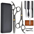 Hair Cutting Scissors Shears Kits, Professional Haircut Scissors Set with Thinning Shears, Stainless Steel Barber Scissors for Men, Women Kids Salon