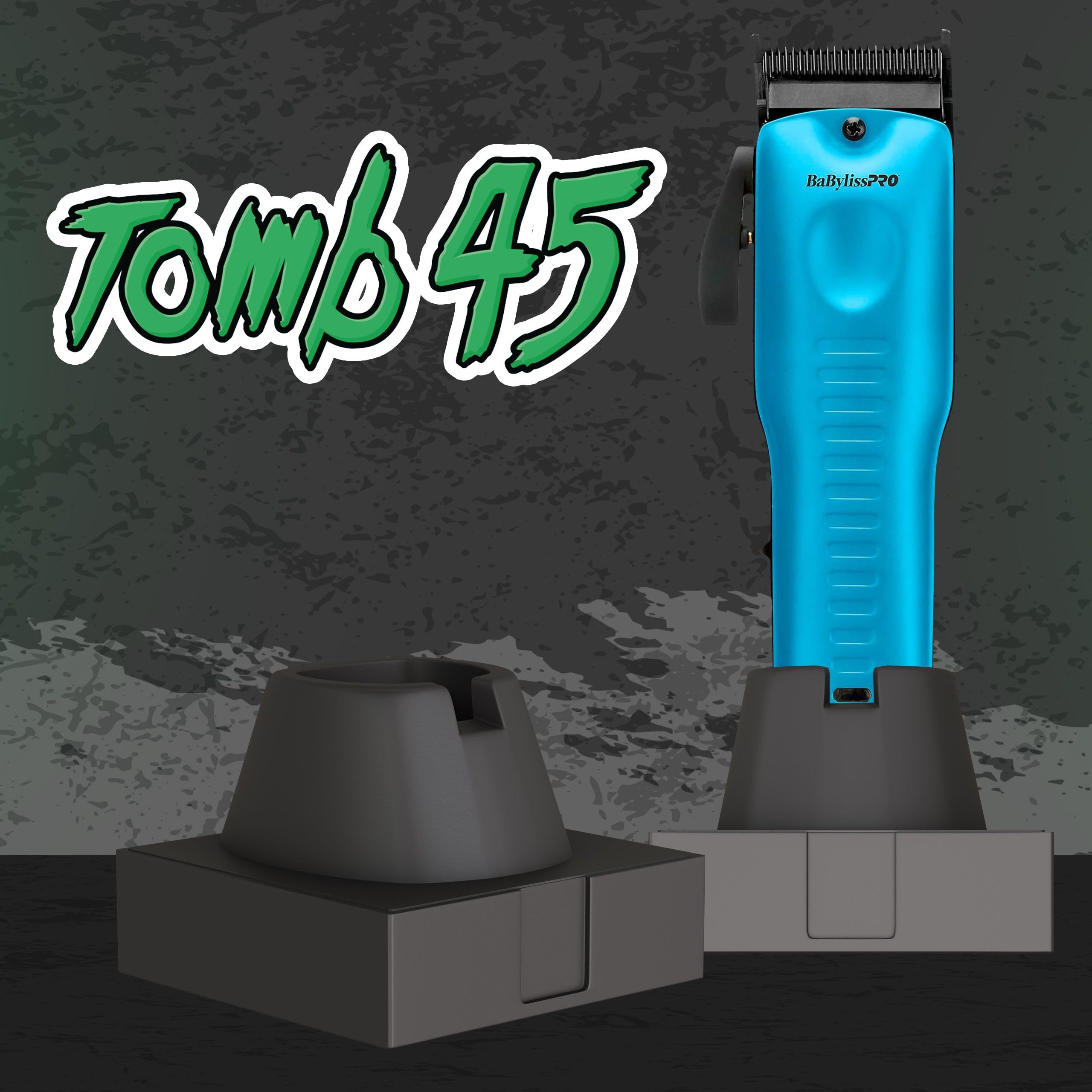 Tomb 45 Power Pod Charger for Babyliss Lo Pro Cordless Clipper - High Performance Charging Station for Hair Clipper