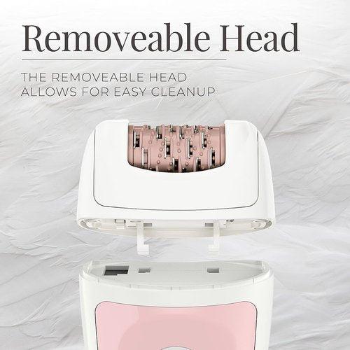 Remington Smooth & Silky Epilator - Total Coverage Electric Tweezing System, Pink, EP7010E