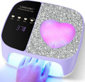 LIMEGIRL UV LED Nail Lamp Kit - Fast Curing Gel Polish Dryer with 4 Timer Settings | Cordless & Rechargeable for Home & Salon Use