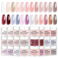 Skiennix Acrylic Nail Powder Set - 24 Vibrant Colors for Professional Nail Art & 3D Sculpting | No Lamp Needed, Long-Lasting