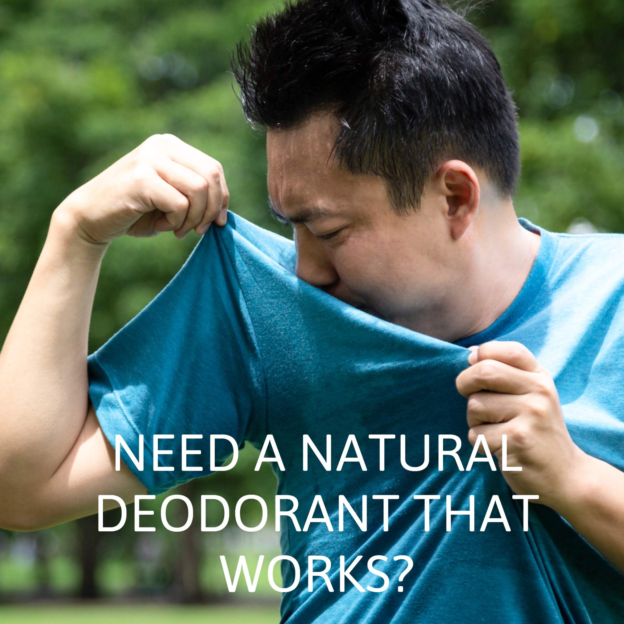 MNSC Mountain Man Deodorant - Magnesium & Activated Charcoal, Sensitive Skin Formula - Aluminum-Free, Baking Soda-Free, All-Natural, Plant-Derived - Made in USA