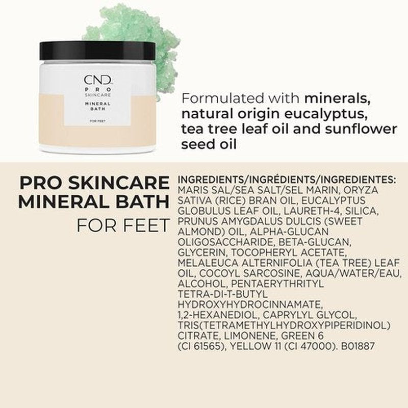 CND Pro Skincare | Exfoliating Sea Salt Scrub & Advanced Callus Remover for Feet - Vegan Hydration Treatment
