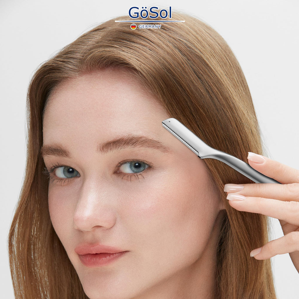 GöSol Professional Metal Dermaplaning Razors W/Extra 3 Refills