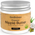 Skiennix Organic Nipple Butter | Natural Relief for Cracked Sore Nipples - 2oz Soothing Cream for Breastfeeding