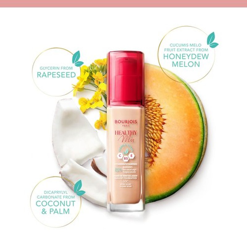 Bourjois Healthy Mix Clean & Vegan Foundation - 55N Deep Beige