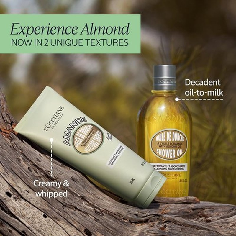 L’Occitane Almond Shower Gel - Gentle Body Wash for Radiant, Smooth Skin | Vegan & Moisturizing