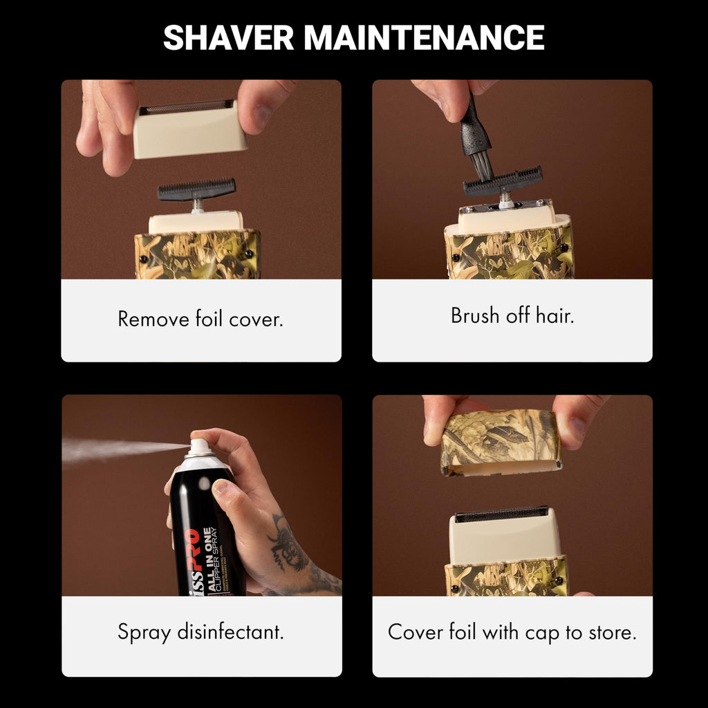 BaBylissPRO Compact LOPROFX High Performance Single Foil Shaver - Camo
